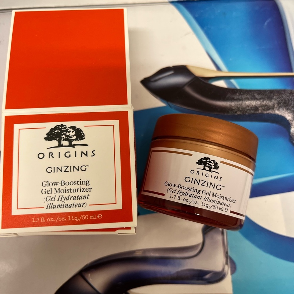 Origins Ginzing Glow-Boosting Gel Moisturizer, 1.7oz/50ml, Full Size NIB